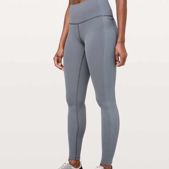 lululemon athletica Pants - Lululemon Wunder Under High-Rise Tight *Rib 28"
Steam Blue Size 4